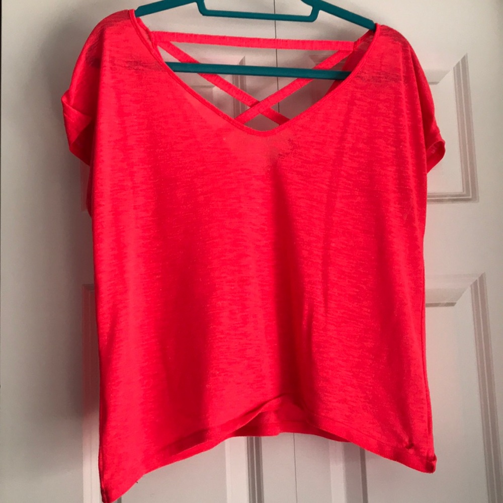American Eagle Crop top cross back